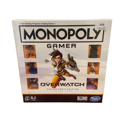 *NEW Other* Monopoly 'Gamer - Overwatch' Collectors Edition - New Sealed in Box (RRP $98)