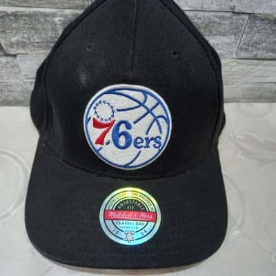 Mens 76ers Black Cap 
