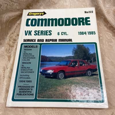 Gregory’s Commodore VK series 6 cyl 1984- 1985 manual