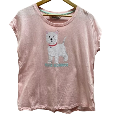 Peter Alexander Womens Pink Pyjama Top Size L