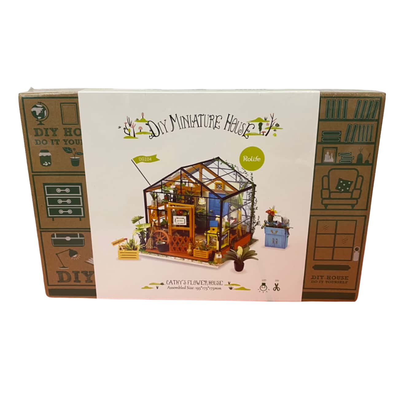 Rolife diy cathy flower house mini house kit multicoloured new s 