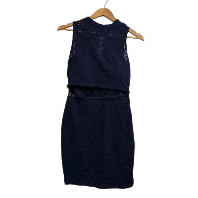 Guess Women’s Size 4 Lisa Dress Navy Blue