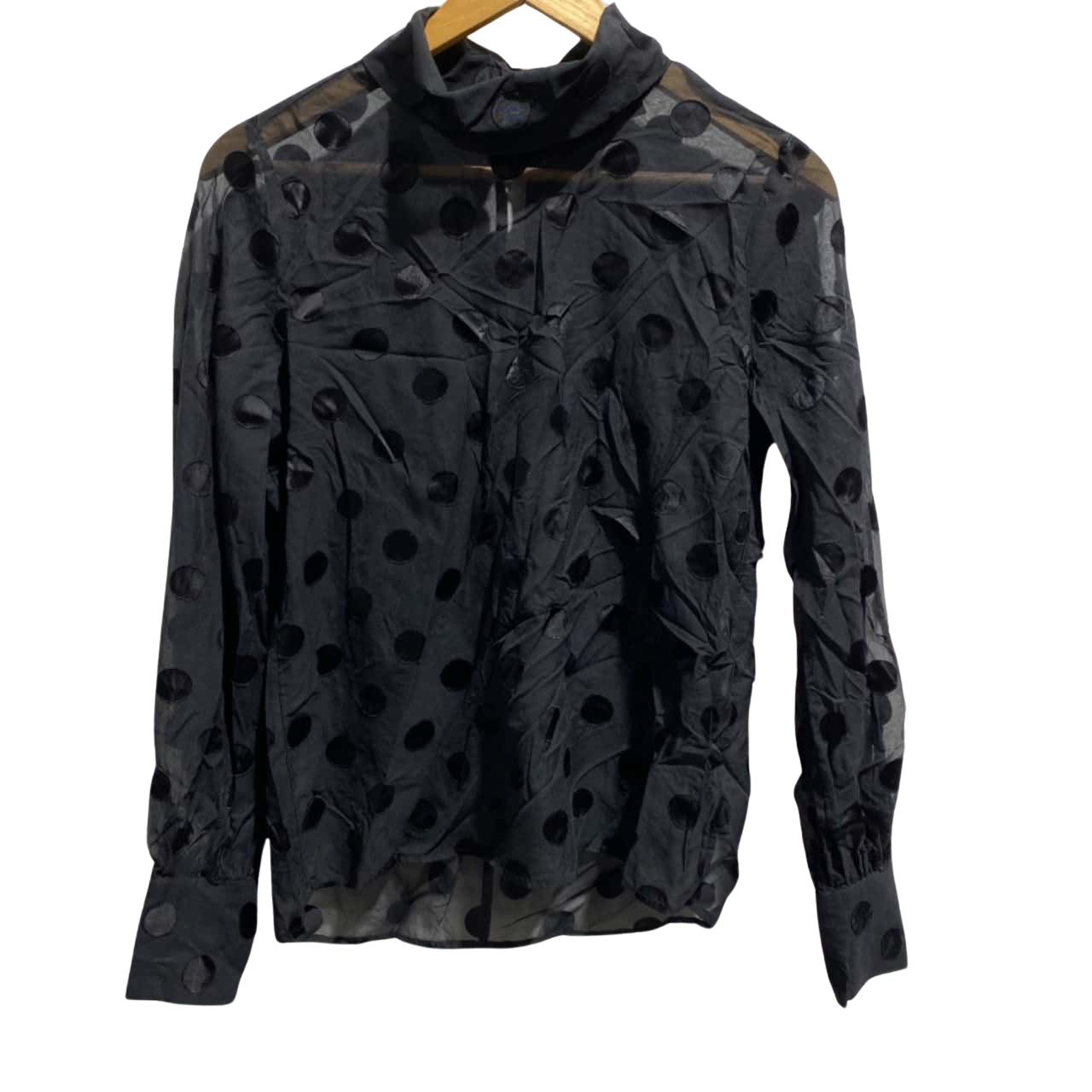 Decjuba Womens Size 8 Long Sleeve Black
