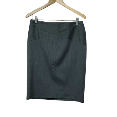 BNWT Basque Womens Size 12 Grey / Pinstriped Skirt