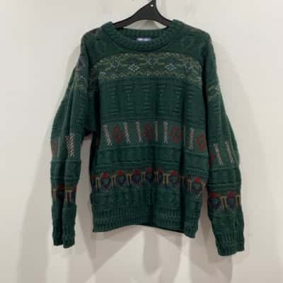  Emporio Daniel Mens Green jumper