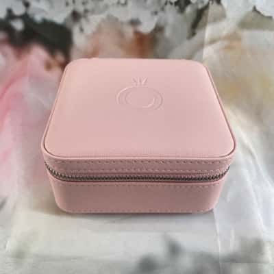 PANDORA Pink Travel Jewellery Box. New