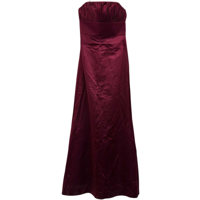  Kay Unger New York Womens  Size US 6 Strapless Dress Deep Burgundy