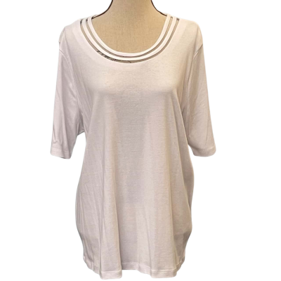 Fella Hamilton Womens Size 20 Short Sleeve/T-shirts White