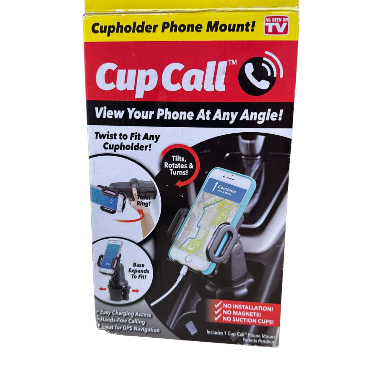 Cup Call Phone Mount by BulbHead-Adjustable Phone Holder(s)