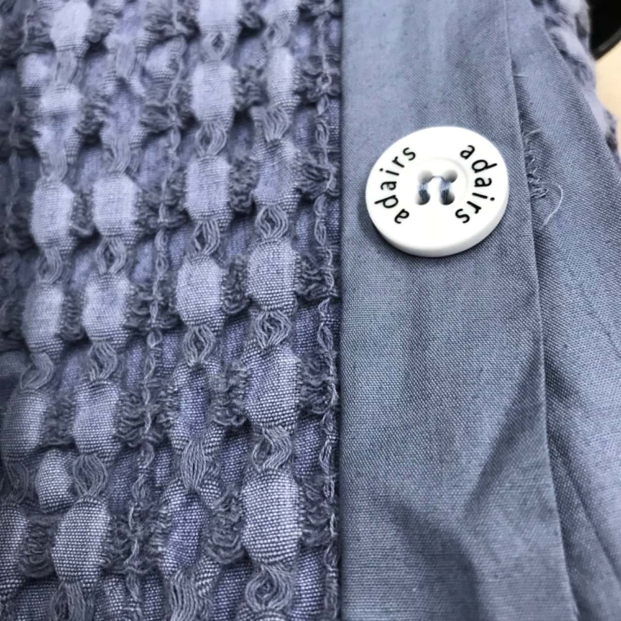 Adairs Queen Size Waffle Quilt Cover Dusty Blue with 2 Pillowcases