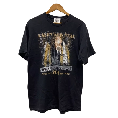 Bubba Gump Shrimp New Year 2013 Mens  Size L Short Sleeve T-shirt Black  