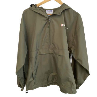 Champion Mens Athletic Jacket Size L Green 