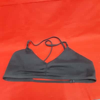 Women's Muscle Nation size XL cross back trap sports  bra top