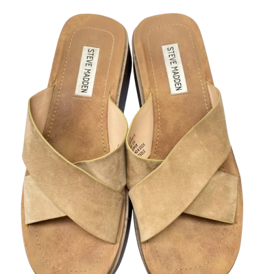 Steve Madden Brown Platform Size 8 