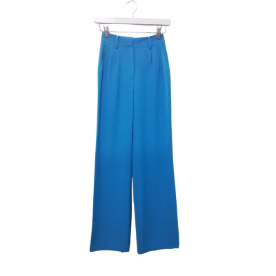 Forever New Women's Size 4 Blue High Waisted Pants 