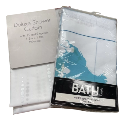Shower Curtain Two Pack Special - Brand New in Packets
