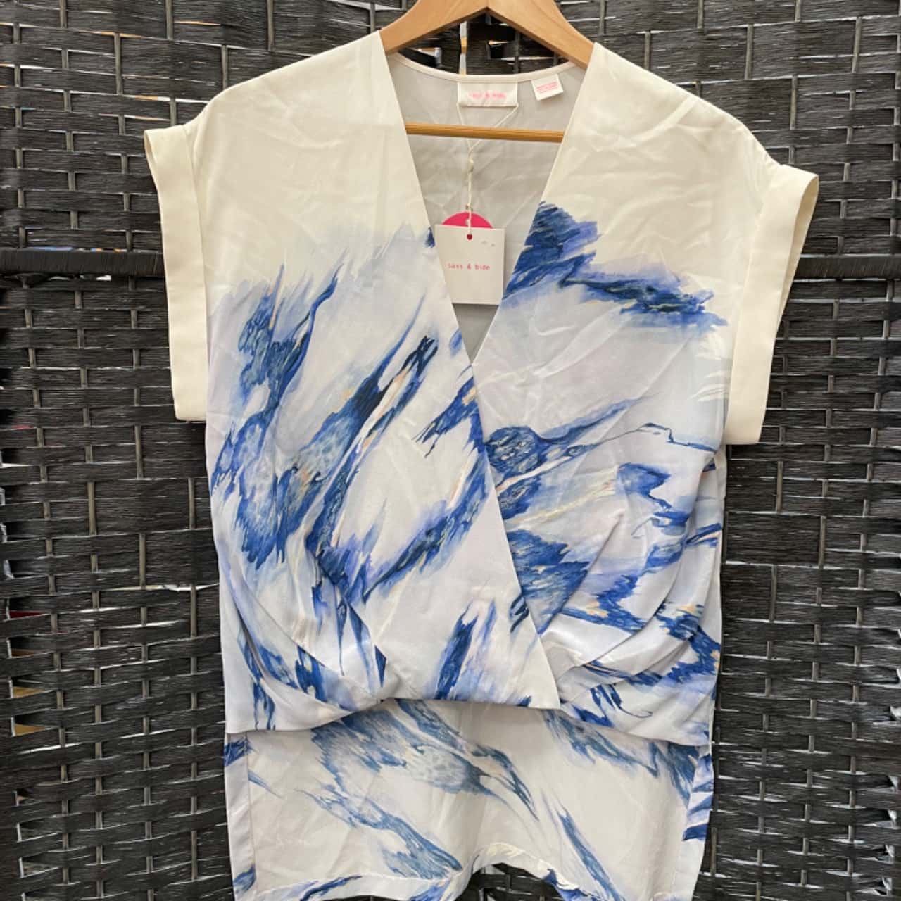 Lidie SS Top Light Blue