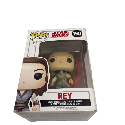 Funko Pop! Star Wars: The Last Jedi - Rey #190 Vinyl Figure.  New in box without tags
