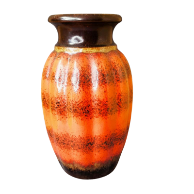 West Germany. Scheurich - Keramik. 292-28. Fat Lava Vase. 1960 / 1970 approx. Style Mid-Century Modern