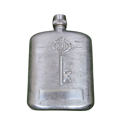 Royal Thai Pewter 21st Birthday Hip Flask