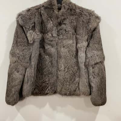 Rabbit Fur Coat Size S - so so soft 