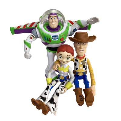 Disney Pixar Toy Story Figure Bundle - Buzz Lightyear, Woody & Jessie
