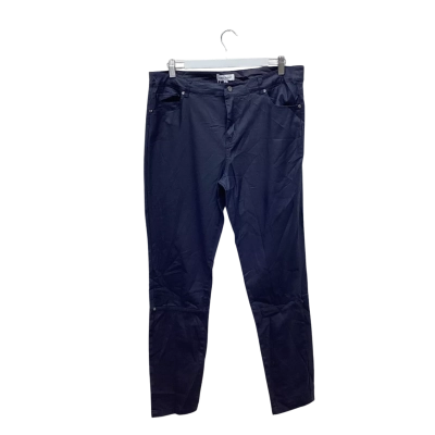 Table Eight ‘Chrissy Coated’ Jeans Carbon Blue-Black Size 14 BNWT