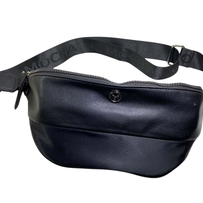  Unisex Mocha Black Waist Travelor Bag