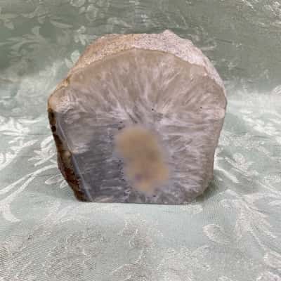 Natural Agate tea light/ Candle Holder