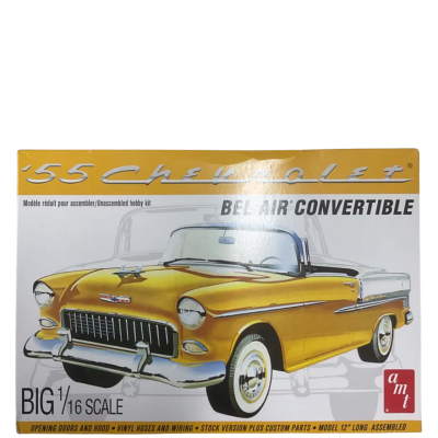 1955 Chevy Bel Air convertible plastic model