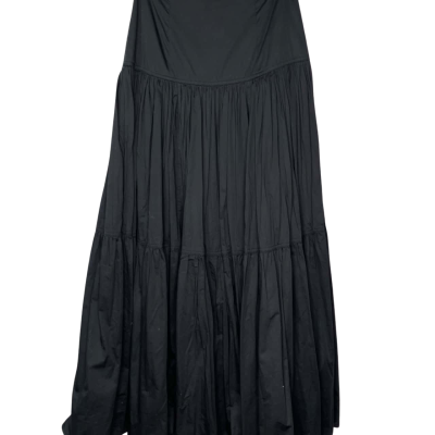 AJE Black recurrence tired maxi Size 10 skirt RRP $495