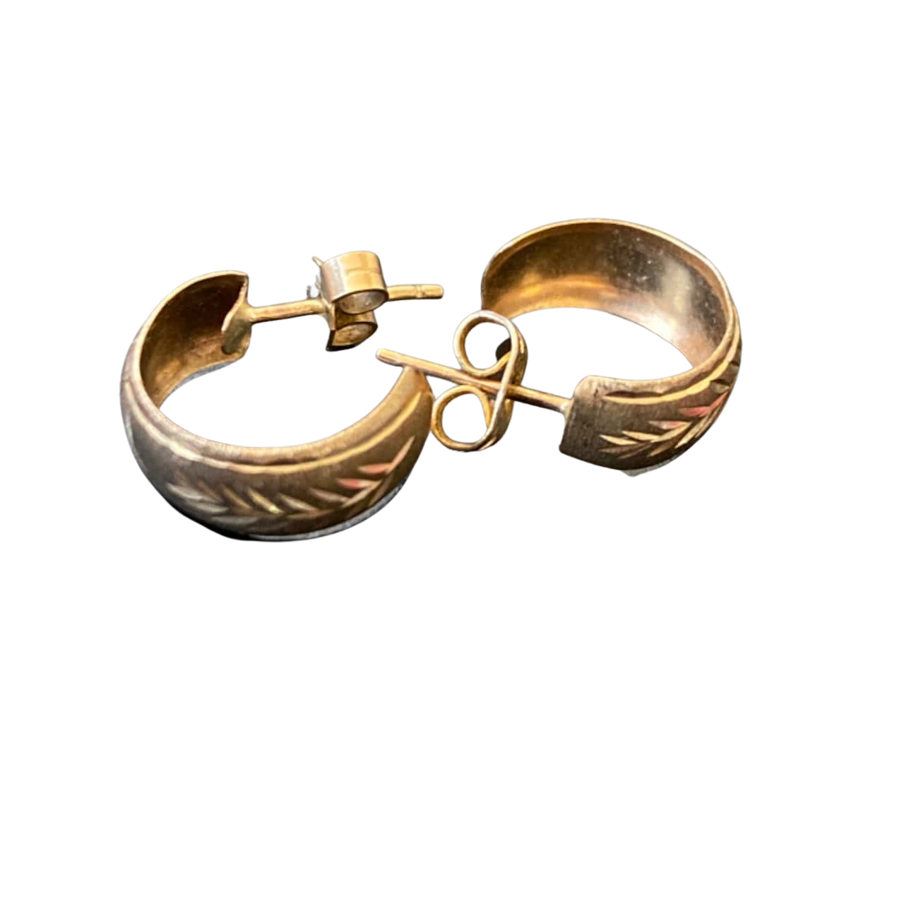 Womens Earrings Gold 375(s)