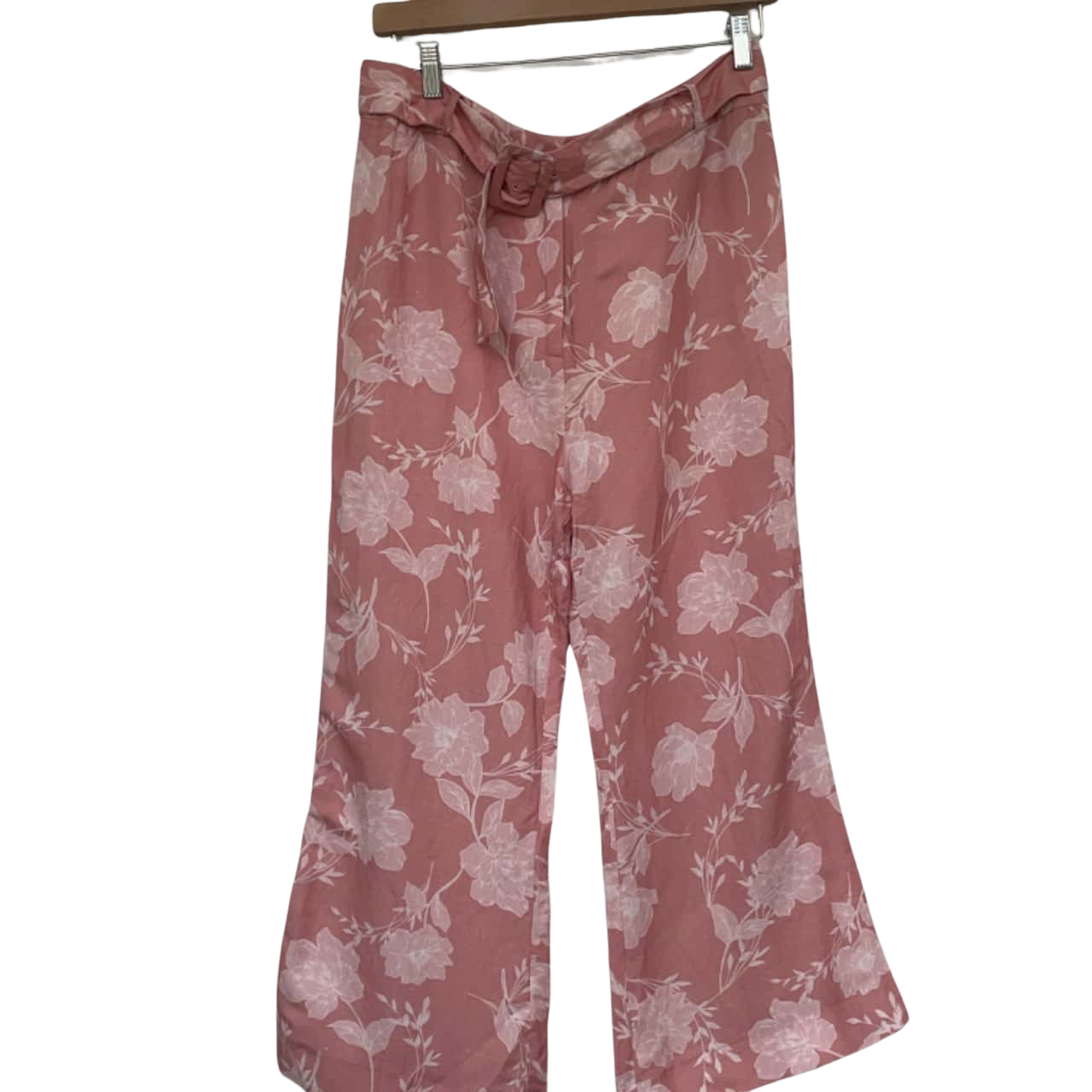 forever-new-womens-pants-size-14-wide-leg-floral-off-white-pink