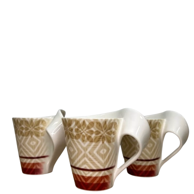 Villeroy Boch New Wave Caffe Okavango Mugs Set of 3
