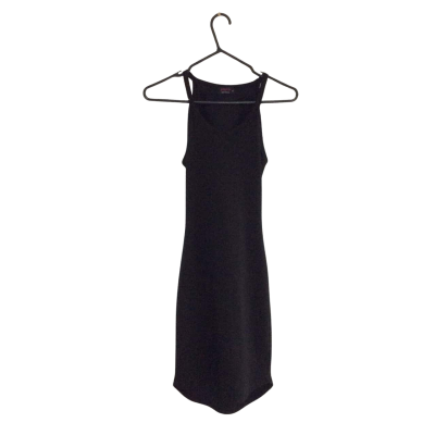 Pilgrim Womens  Size 8 Shoestring Strap Dress Black