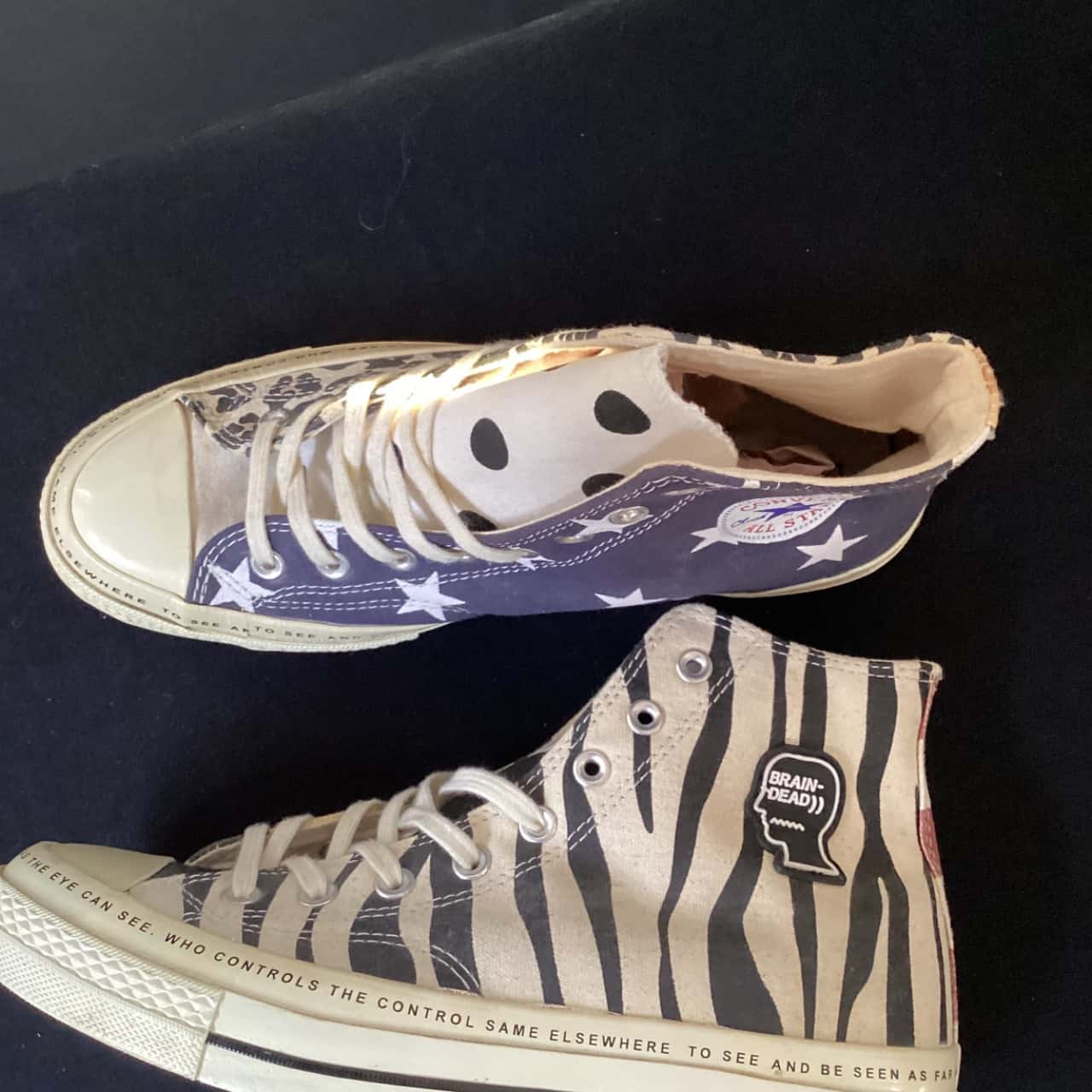 Converse Mens Chuck Taylors,Size 10 ,Pattern (s)