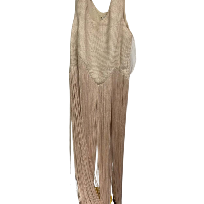Asilio Womens  Size 12 Sleeveless Top Beige Macrame