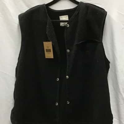 Driza-Bone Unisex  Size 10 Fleece Jacket Black  