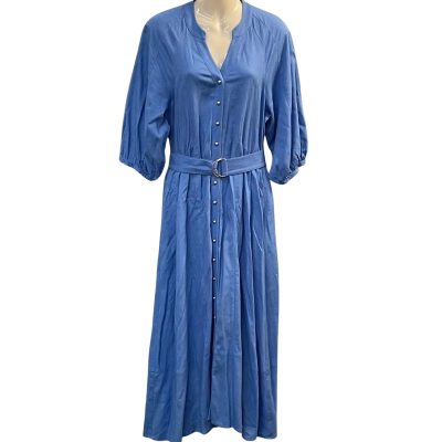 Jeanswest Womens Size 8 Long Sleeve/Maxi Dress Blue