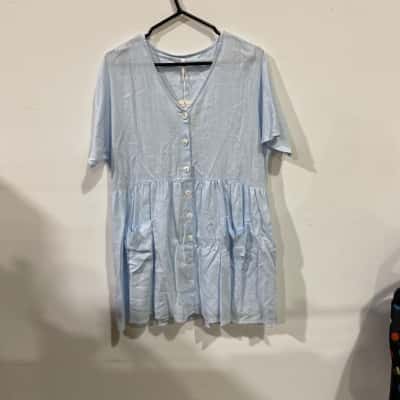 Spicy Sugar Womens  Dress Size 12 Blue RRP$79.95