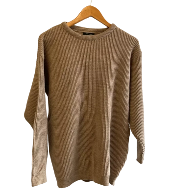 “ The Pure Australian Sweater”Mens  -Size 20 -Beige/caramel