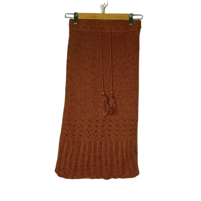 Ghanda Womens  Size XS Mini Skirt Brown 