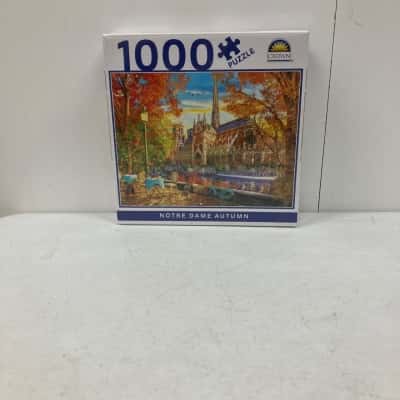 Crown Notre Dame Autumn 1000 Piece Puzzle (Sealed)