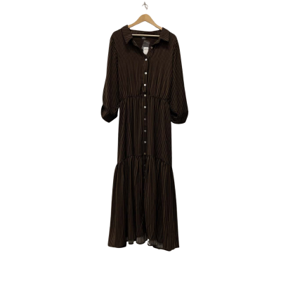 City Chic Womens  Size 22 / XL Casual Dress Black  / Brown 