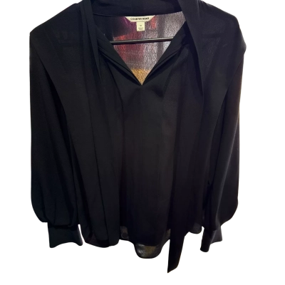 Country Road Womens  Size 12 Black Top