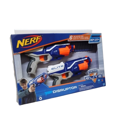 New Nerf N- Strike elite Disruptor 6 Dart Rapid fire Gun