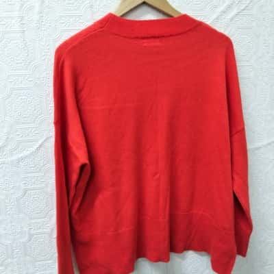 Gorman Size 10 Jumper Orange  Cotton & Wool Blend VGUC