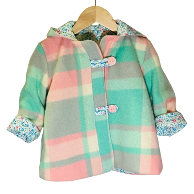  LITTLE SCALLYWAGS  Size 1 Jackets Green & Pink  
