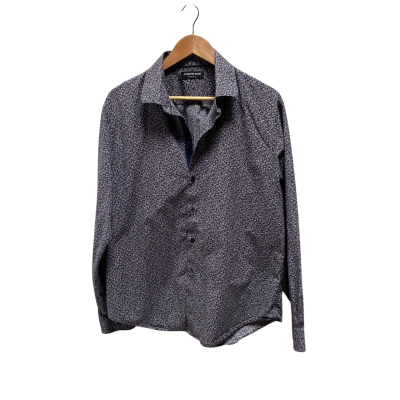 Country Road Mens Size XL Navy Patterned Shirt