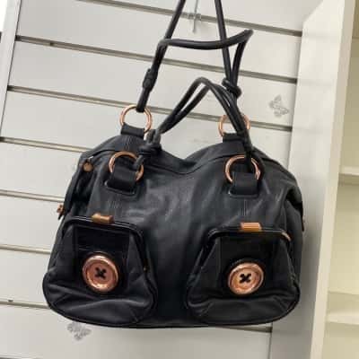 Vintage Mimco  Black Shoulder Bag 